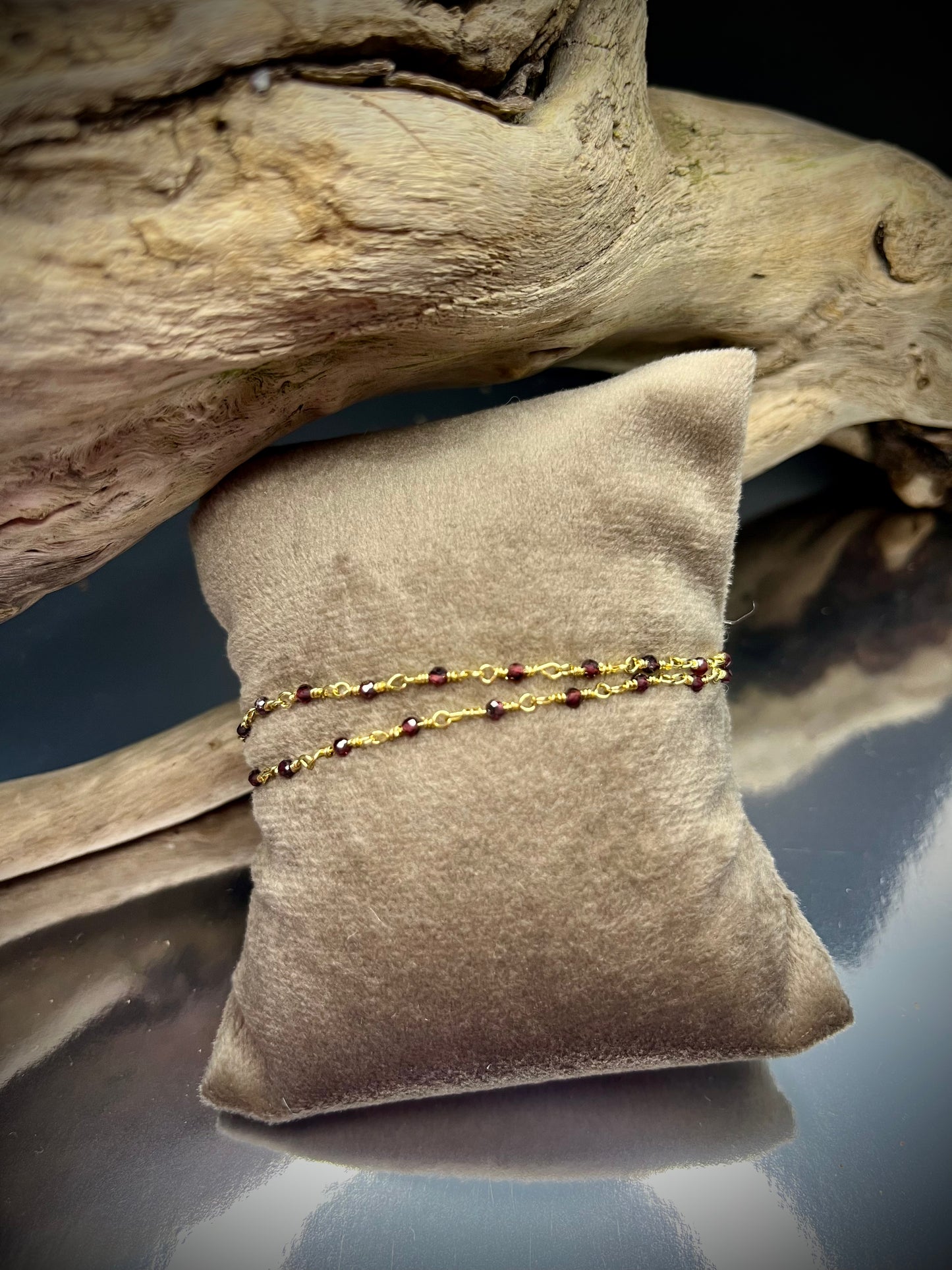 Rosenkranz Armband Granat