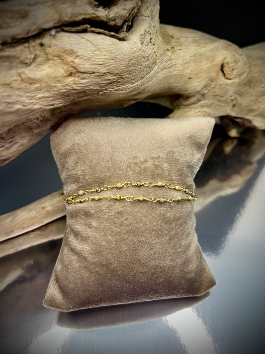 Rosenkranz Armband afrikanischer Türkis